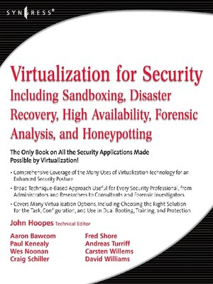 cover image of Virtualization for Security